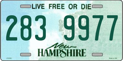 NH license plate 2839977