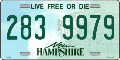 NH license plate 2839979