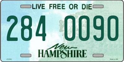 NH license plate 2840090
