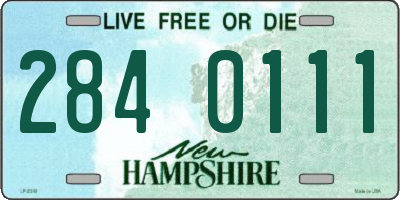 NH license plate 2840111