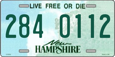 NH license plate 2840112