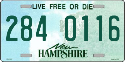 NH license plate 2840116
