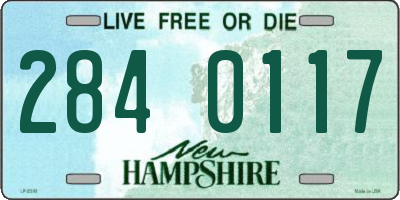 NH license plate 2840117