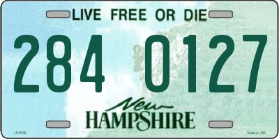 NH license plate 2840127