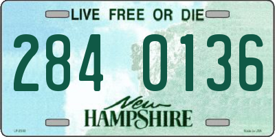 NH license plate 2840136