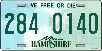 NH license plate 2840140