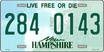 NH license plate 2840143
