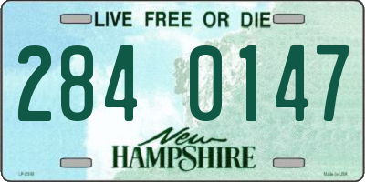 NH license plate 2840147