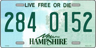 NH license plate 2840152