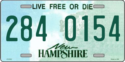 NH license plate 2840154