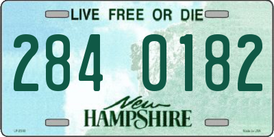 NH license plate 2840182
