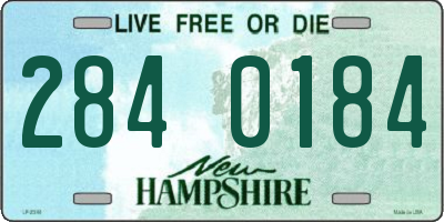 NH license plate 2840184