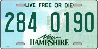 NH license plate 2840190