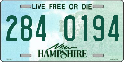 NH license plate 2840194
