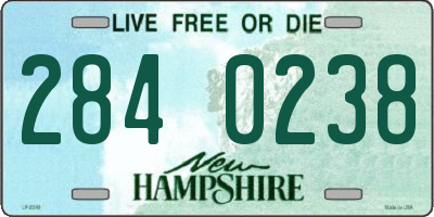 NH license plate 2840238