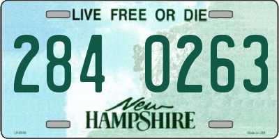 NH license plate 2840263