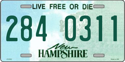 NH license plate 2840311