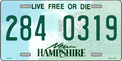 NH license plate 2840319