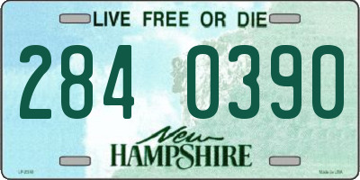 NH license plate 2840390