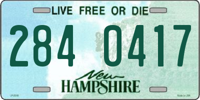 NH license plate 2840417
