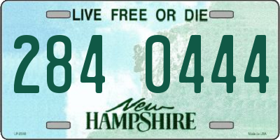 NH license plate 2840444