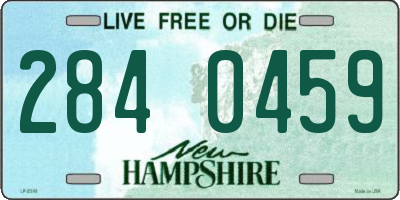 NH license plate 2840459