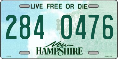 NH license plate 2840476
