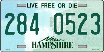 NH license plate 2840523