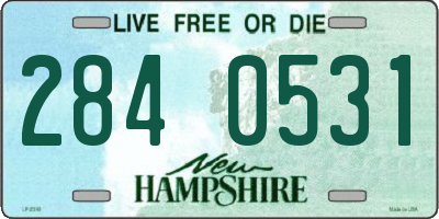 NH license plate 2840531