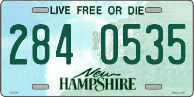 NH license plate 2840535