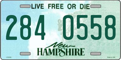 NH license plate 2840558