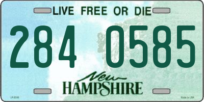NH license plate 2840585