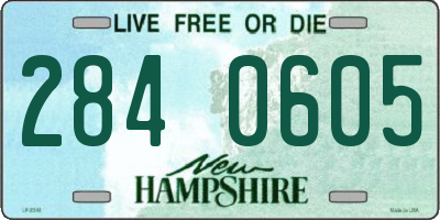NH license plate 2840605