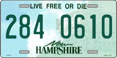 NH license plate 2840610