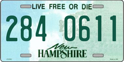 NH license plate 2840611