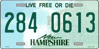 NH license plate 2840613