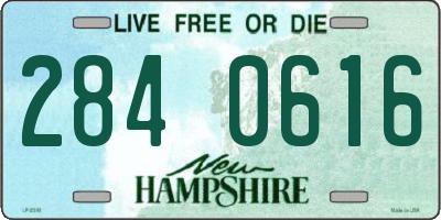 NH license plate 2840616
