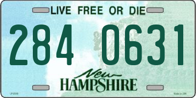 NH license plate 2840631