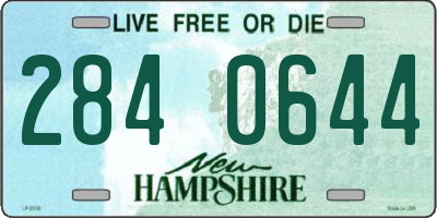NH license plate 2840644