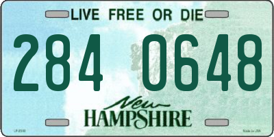 NH license plate 2840648