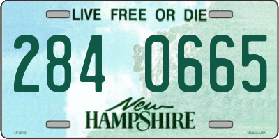 NH license plate 2840665