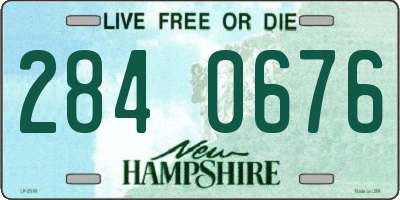 NH license plate 2840676