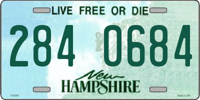 NH license plate 2840684