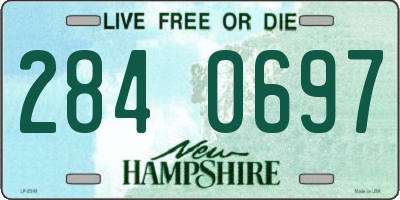 NH license plate 2840697