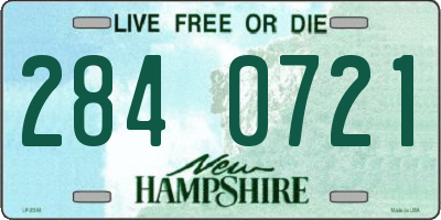 NH license plate 2840721