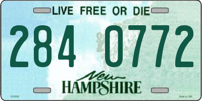 NH license plate 2840772