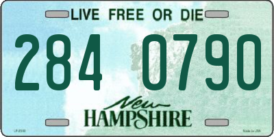 NH license plate 2840790