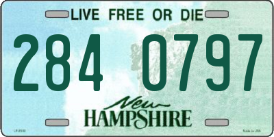 NH license plate 2840797