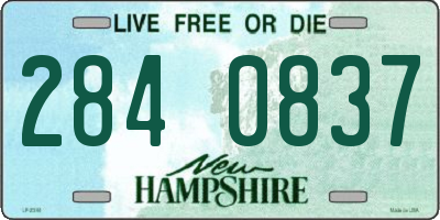 NH license plate 2840837