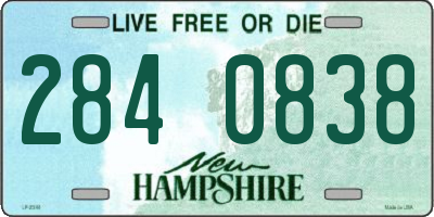 NH license plate 2840838